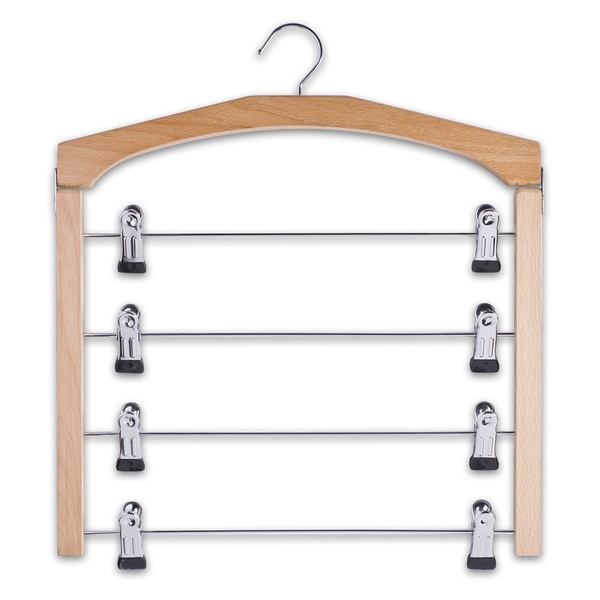 Umeras multiplu din metal si lemn pentru fuste Umeras multiplu din metal si lemn pentru fuste